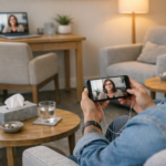 A virtual therapy session focused on substance addiction treatment